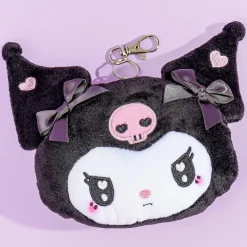 Kuromi Ururu Heart Plushie Pass Case