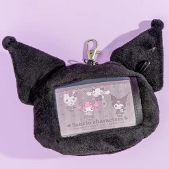 Kuromi Ururu Heart Plushie Pass Case