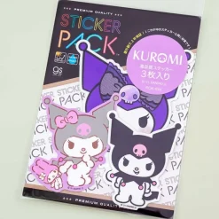 Kuromi Vinyl Die-Cut Sticker Pack