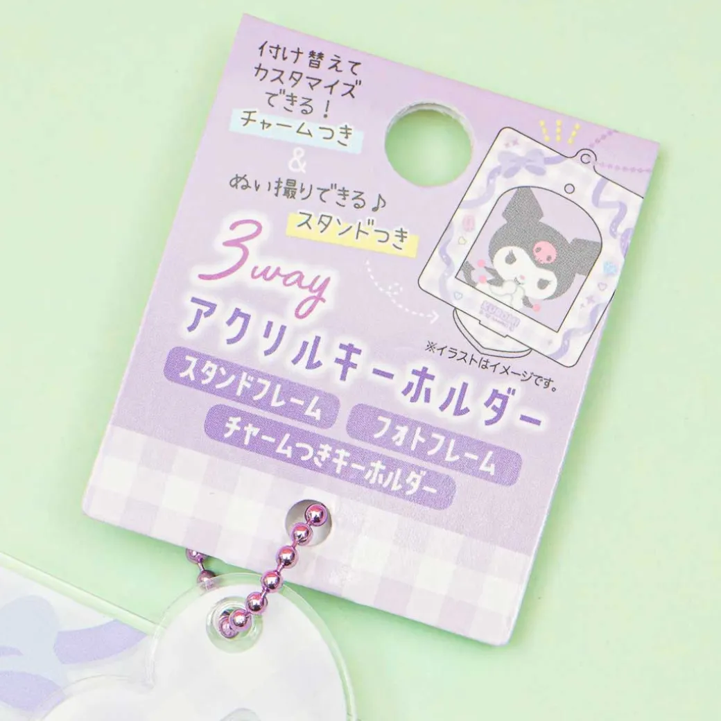 Kuromi 3-Way Acrylic Charm