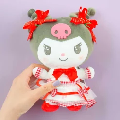 Kuromi White Cherry Dress Plushie - Mini