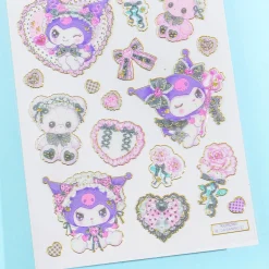 Kuromi x Amenomori Fumika Clear Seal Stickers