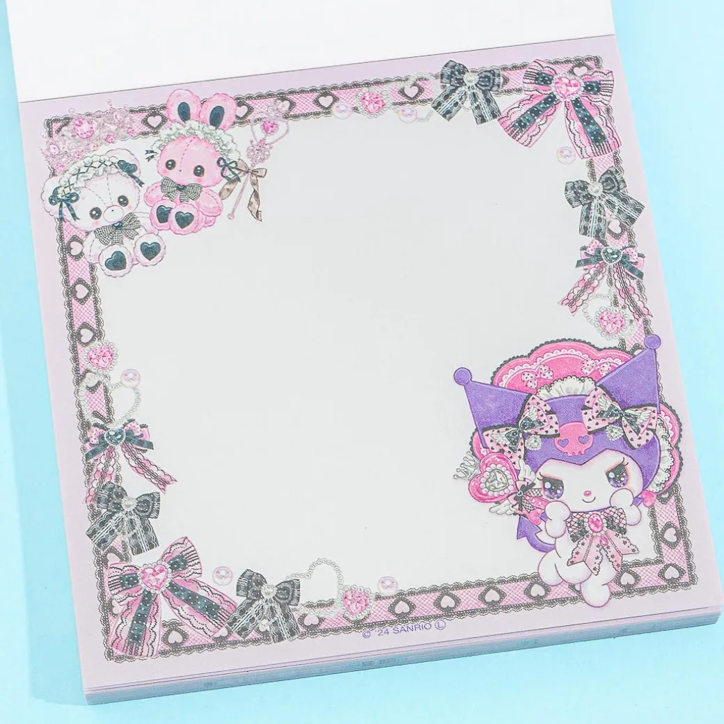 Kuromi x Amenomori Fumika Square Memo