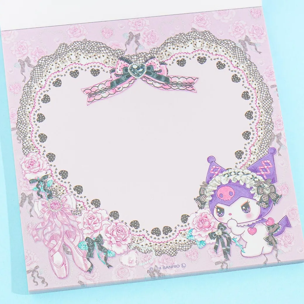 Kuromi x Amenomori Fumika Square Memo