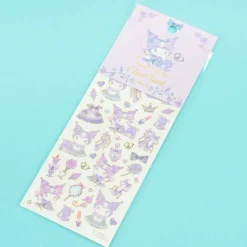 Kuromi x Miki Takei Gold Foil Clear Seal Stickers