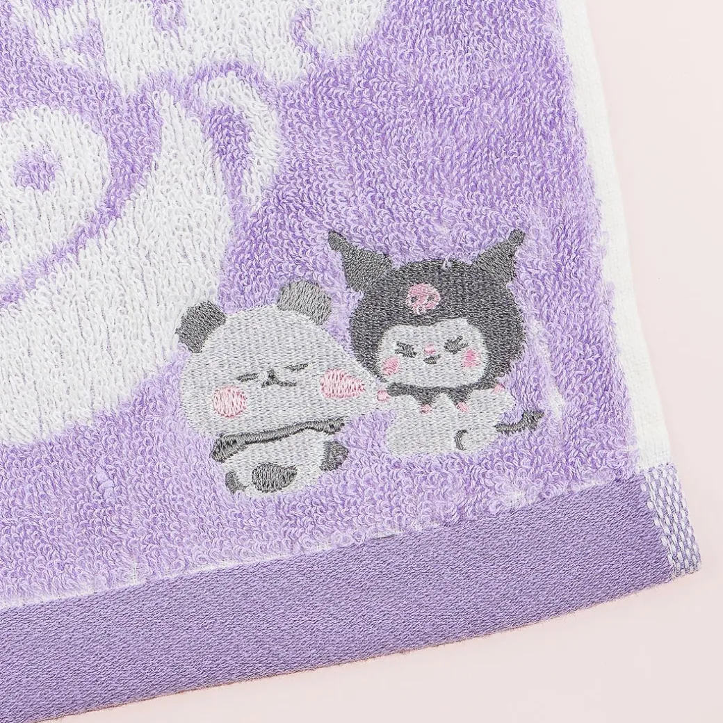 Kuromi x Mochi Mochi Panda Mini Towel