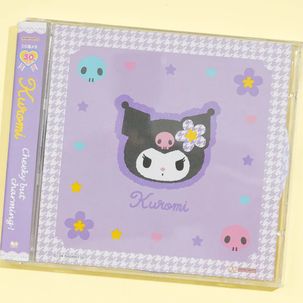 Kuromi Y2K CD-Style Memo Pad