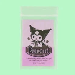 Kuromi Yogurt Drink Zip Bag Set