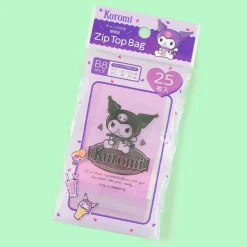 Kuromi Yogurt Drink Zip Bag Set