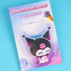 Kuromi's Pretty Journey Acrylic Clip - Crying Bunny