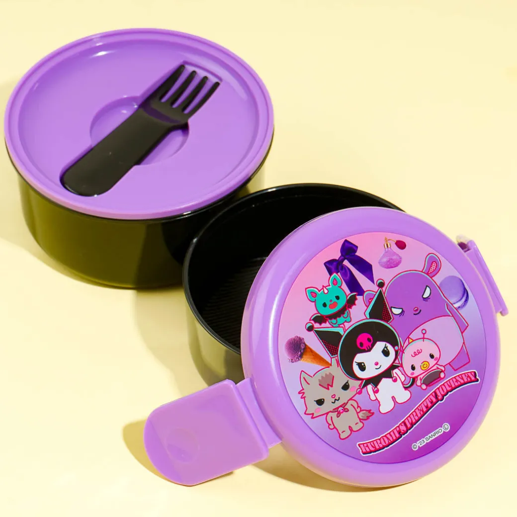 Kuromi's Pretty Journey Round Bento Set