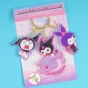 Kuromi's Pretty Journey Triple Charm Keychain - Moody Bunny
