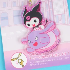 Kuromi's Pretty Journey Triple Charm Keychain - Moody Bunny