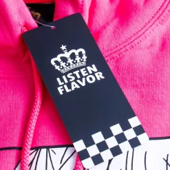 Listen Flavor Pink Usotsuki Forever Hoodie