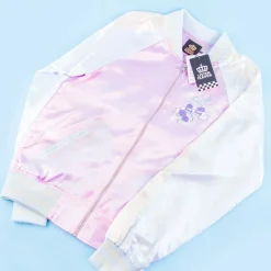 Listen Flavor Rose Cross Pastel Pink Jacket