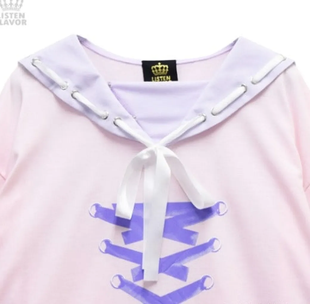 Listen Flavor Sailor Ribbon Shirt