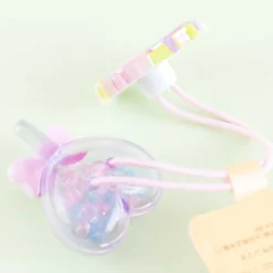 Little Twin Stars & Heart Lollipop Hair Tie