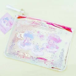 Little Twin Stars Aurora Unicorn Shiny Flat Pouch