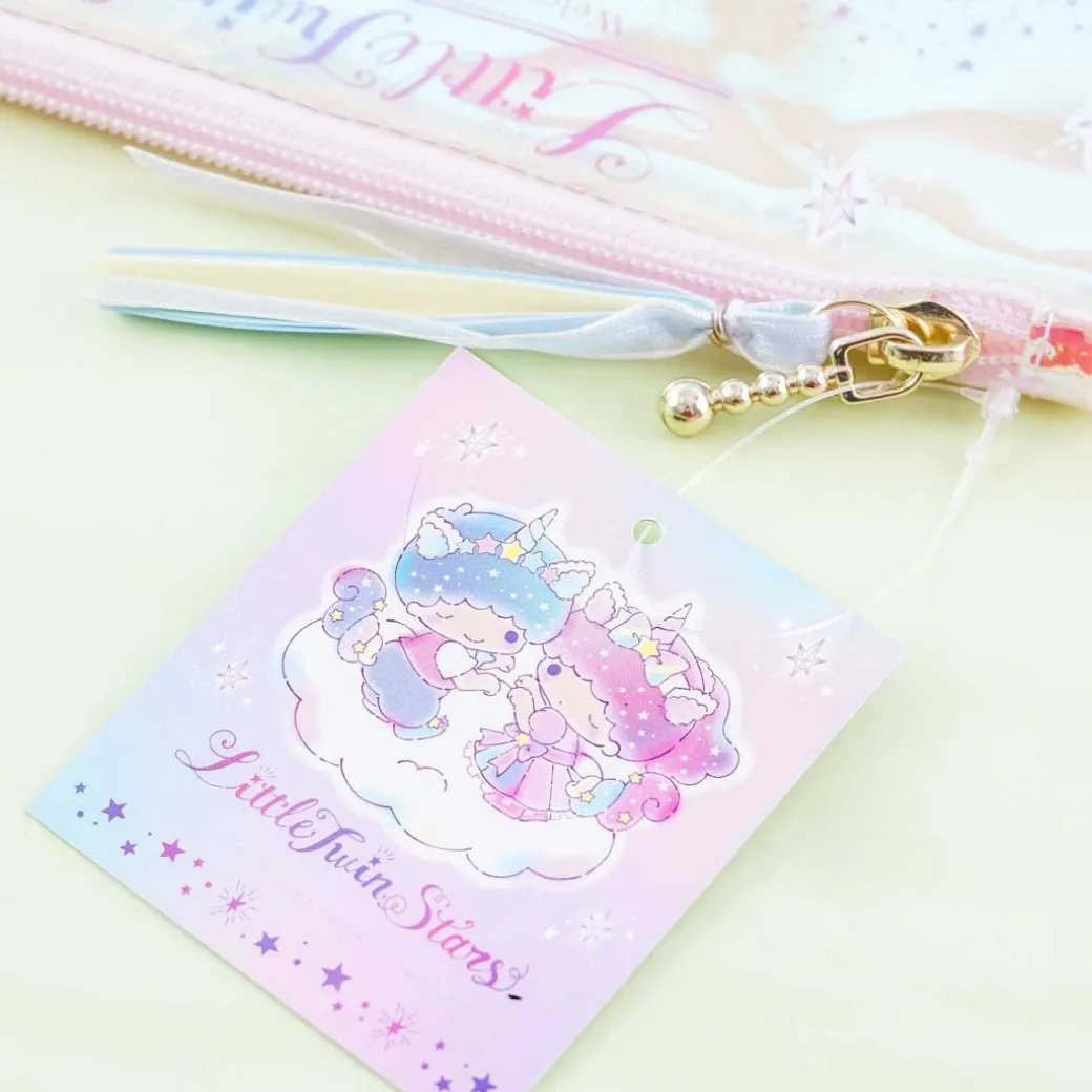 Little Twin Stars Aurora Unicorn Shiny Flat Pouch