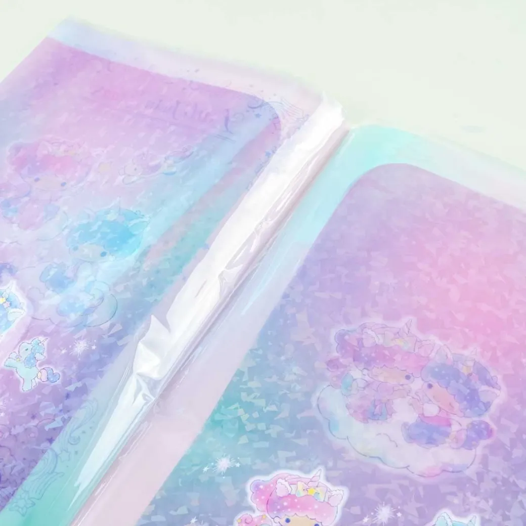 Little Twin Stars Aurora Unicorn Glittery A4 File Folder