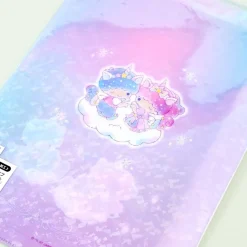 Little Twin Stars Aurora Unicorn Glittery A4 File Folder