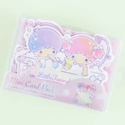Little Twin Stars Bubble Bath Greeting Card Pack