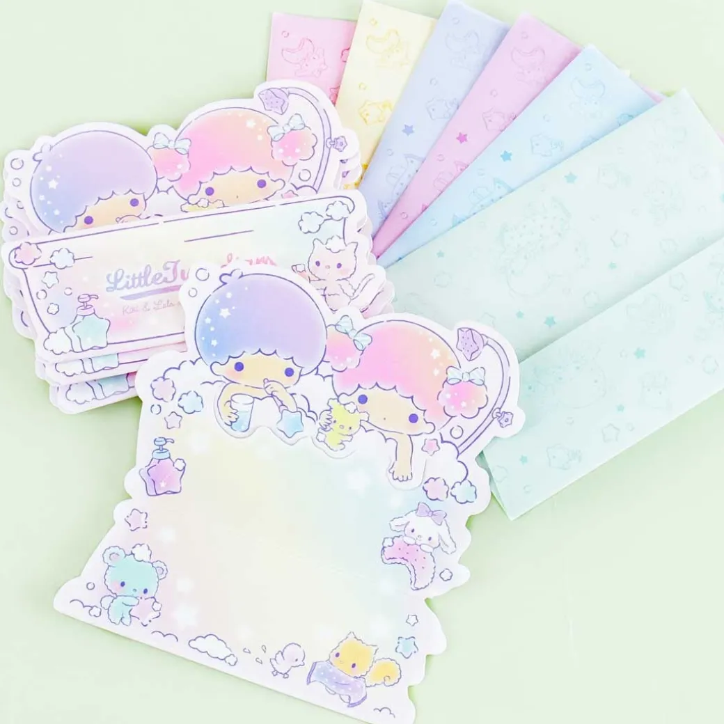 Little Twin Stars Bubble Bath Greeting Card Pack