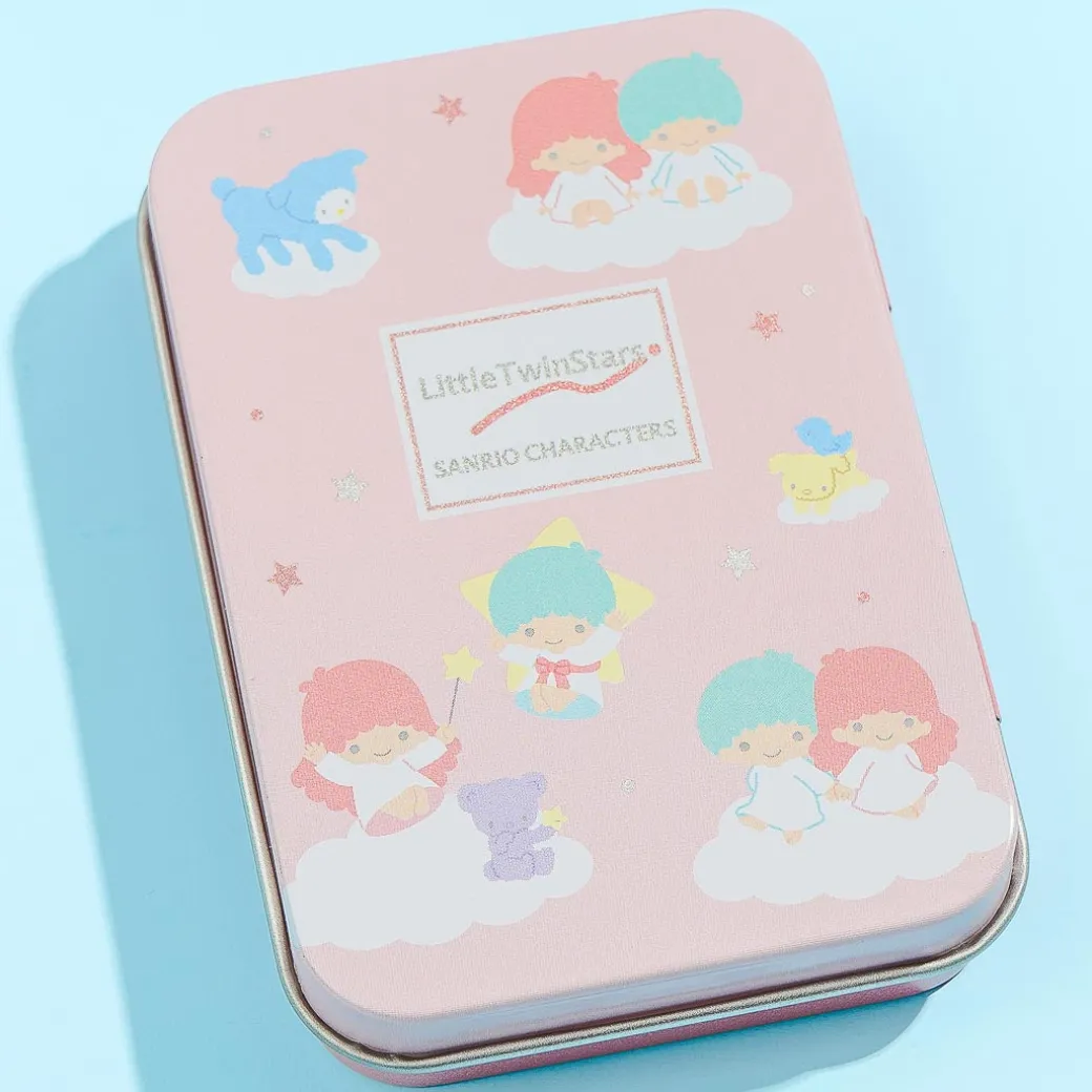 Little Twin Stars Cloudy Memo Pad With Tin Case