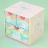 Little Twin Stars Cloudy Rainbow 2-Tier Drawer Chest