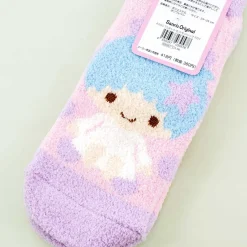 Little Twin Stars Dotted Fluffy Socks