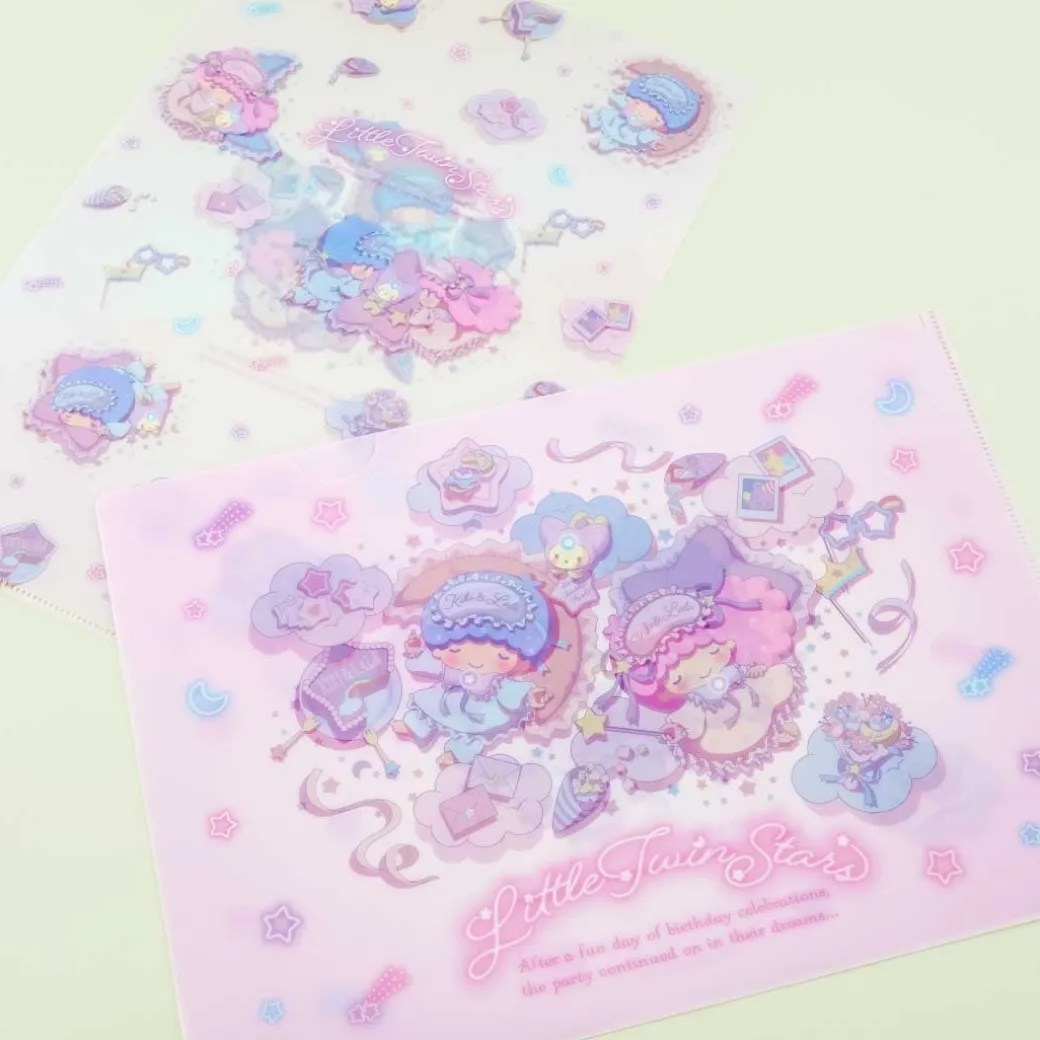 Little Twin Stars Dreamy Slumber A4 File Folder Set