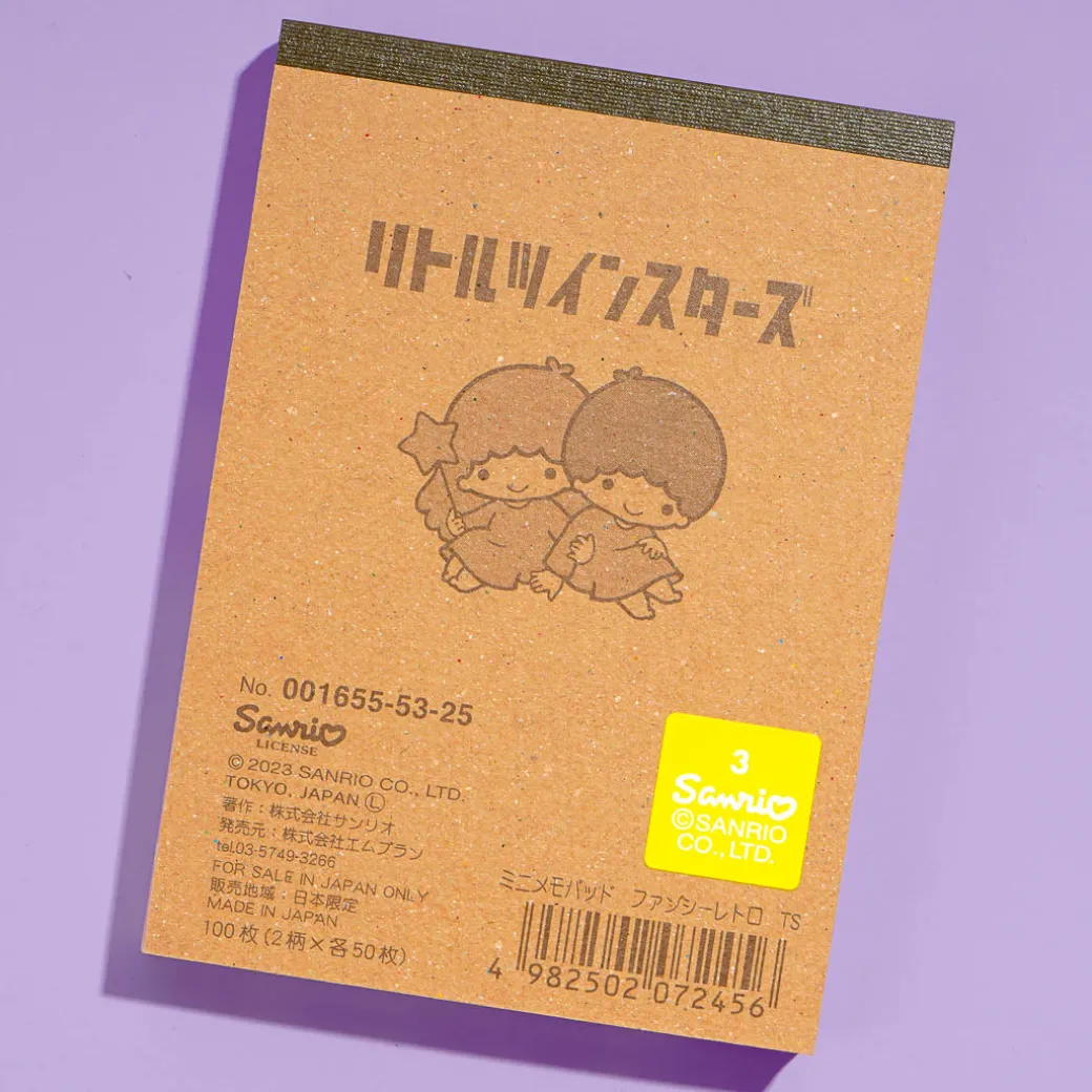 Little Twin Stars Fancy Retro Mini Memo Pad