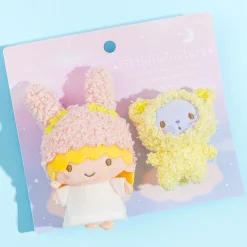 Little Twin Stars Fuwa Fuwa Fancy Brooch Set - Lala & Poff