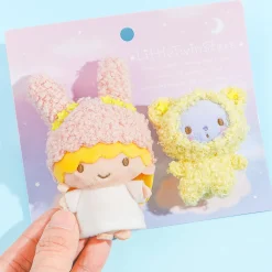 Little Twin Stars Fuwa Fuwa Fancy Brooch Set - Lala & Poff