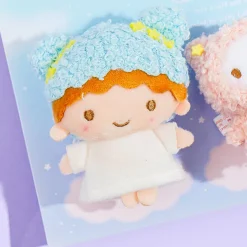 Little Twin Stars Fuwa Fuwa Fancy Brooch Set - Kiki & Puff