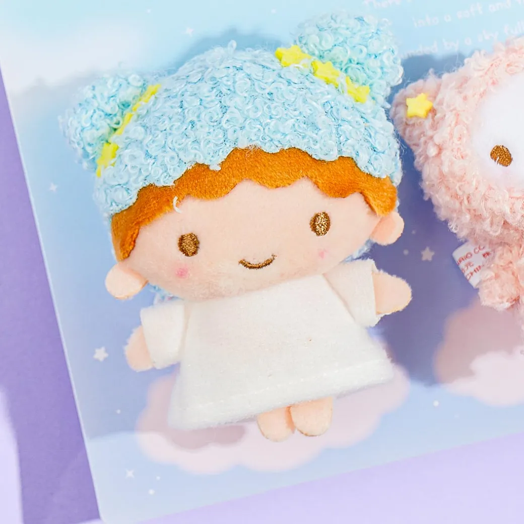 Little Twin Stars Fuwa Fuwa Fancy Brooch Set - Kiki & Puff