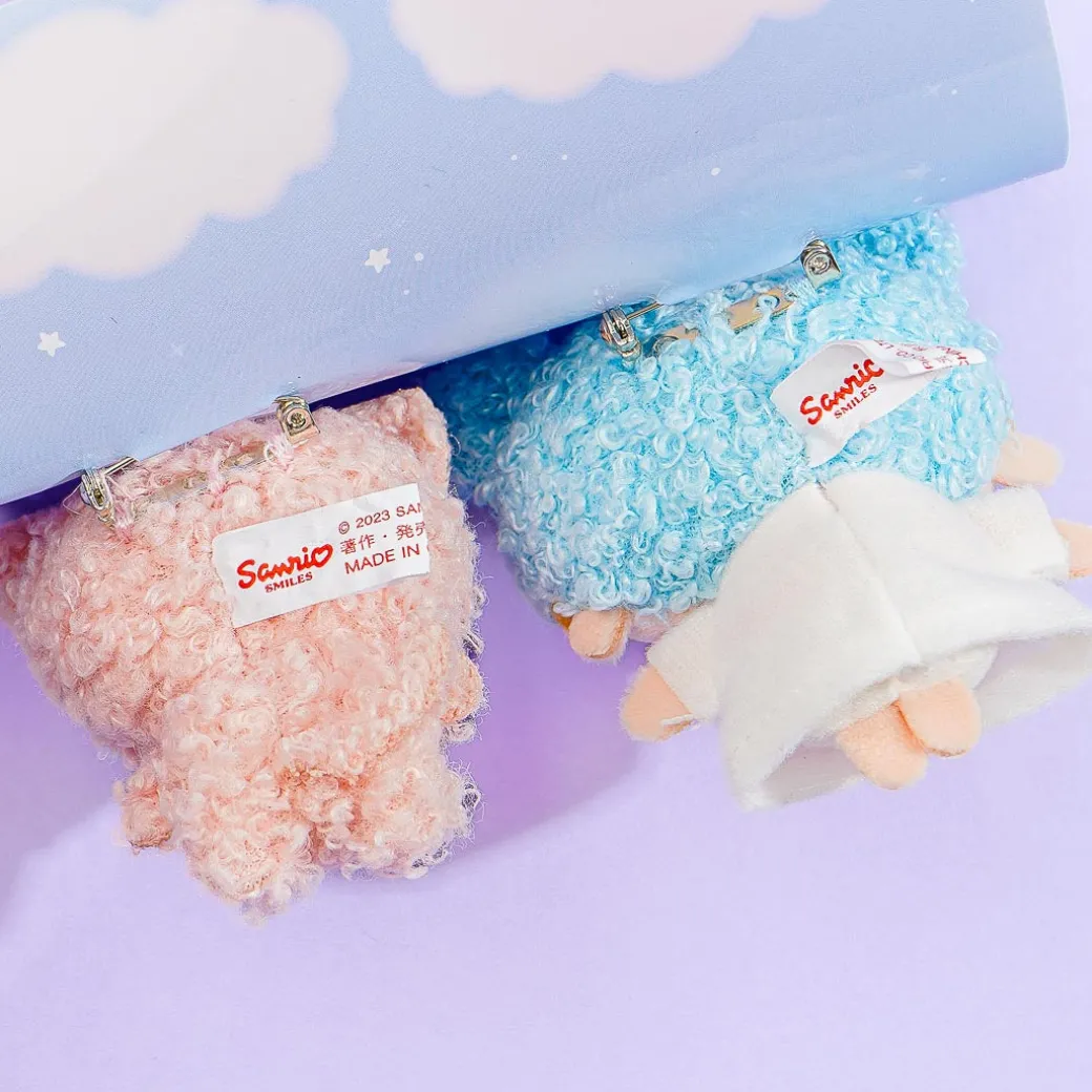 Little Twin Stars Fuwa Fuwa Fancy Brooch Set - Kiki & Puff