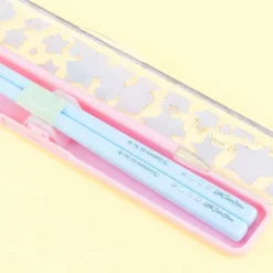 Little Twin Stars Glittery Unicorn Chopsticks Set
