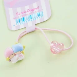Little Twin Stars Heart Hair Tie