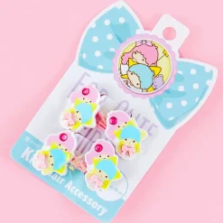 Little Twin Stars Jewel Ribbon Hair Tie Set