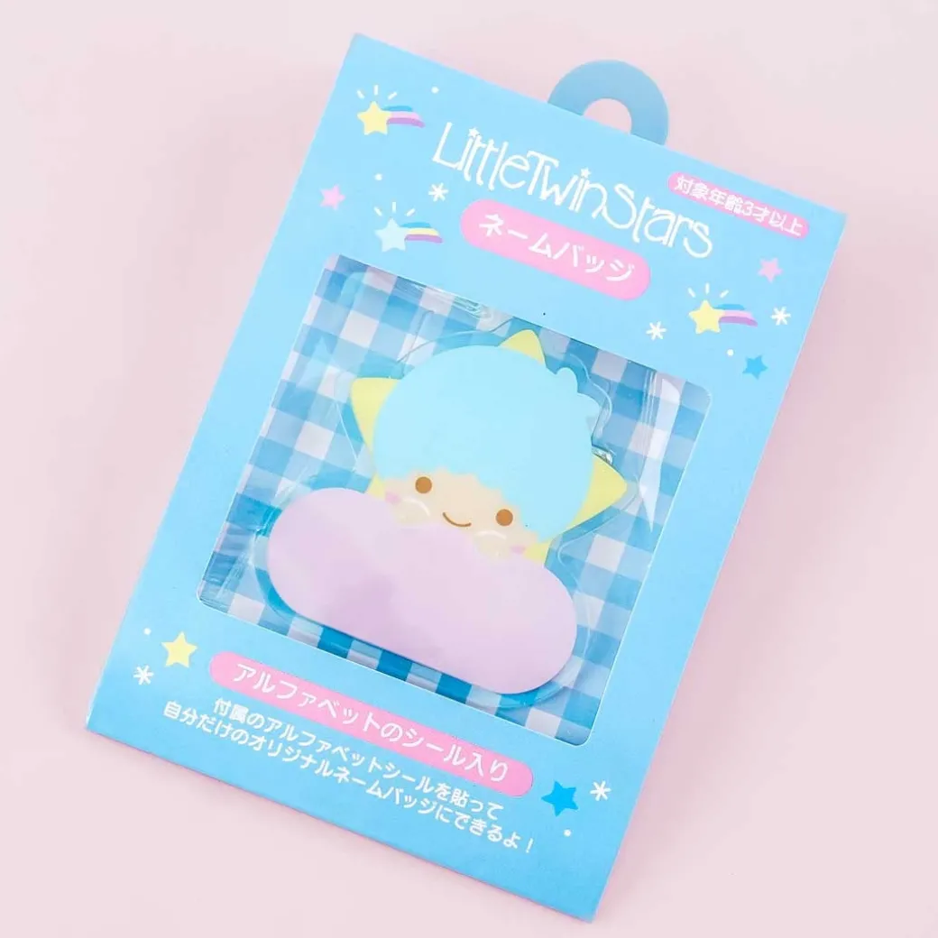 Little Twin Stars Kiki Alphabet Badge