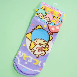 Little Twin Stars Kiki Polka-Dot Balloon Jacquard Socks