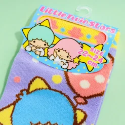 Little Twin Stars Kiki Polka-Dot Balloon Jacquard Socks