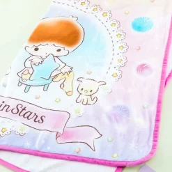 Little Twin Stars Knitting Time Flannel Blanket