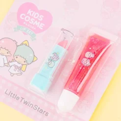 Little Twin Stars Lipstick & Gloss Set
