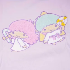 Little Twin Stars Long-Sleeved Lavender Hoodie - L