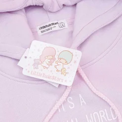 Little Twin Stars Long-Sleeved Lavender Hoodie - L