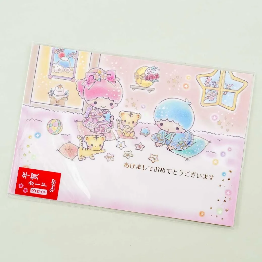 Little Twin Stars New Year Card Set