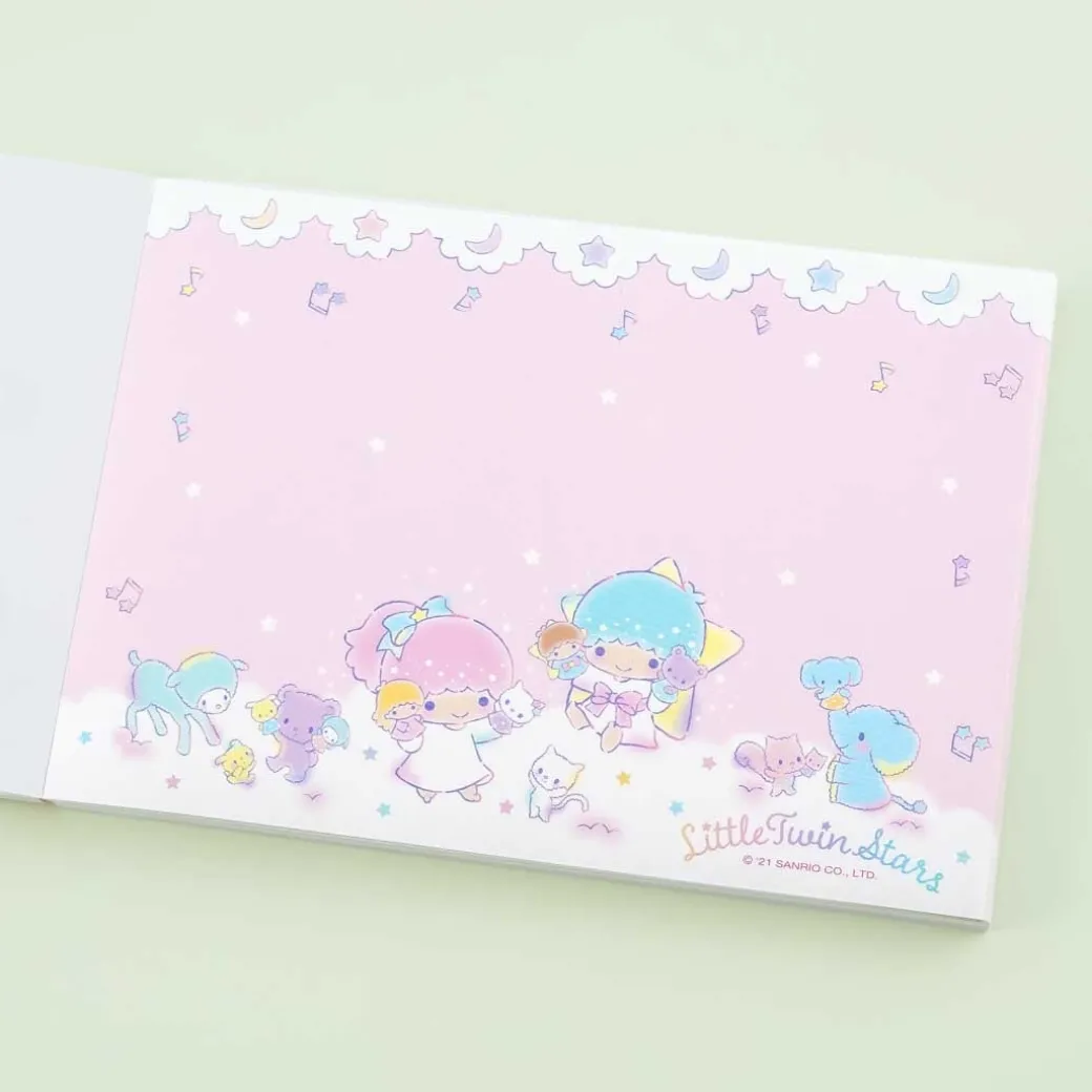 Little Twin Stars Night Sky Fun A6 Memo Pad