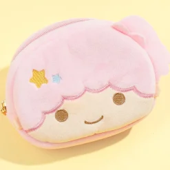 Little Twin Stars Round Fluffy Coin Purse - Lala
